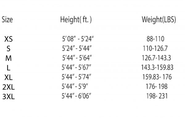 pajama-size-chart pajama-size-chart